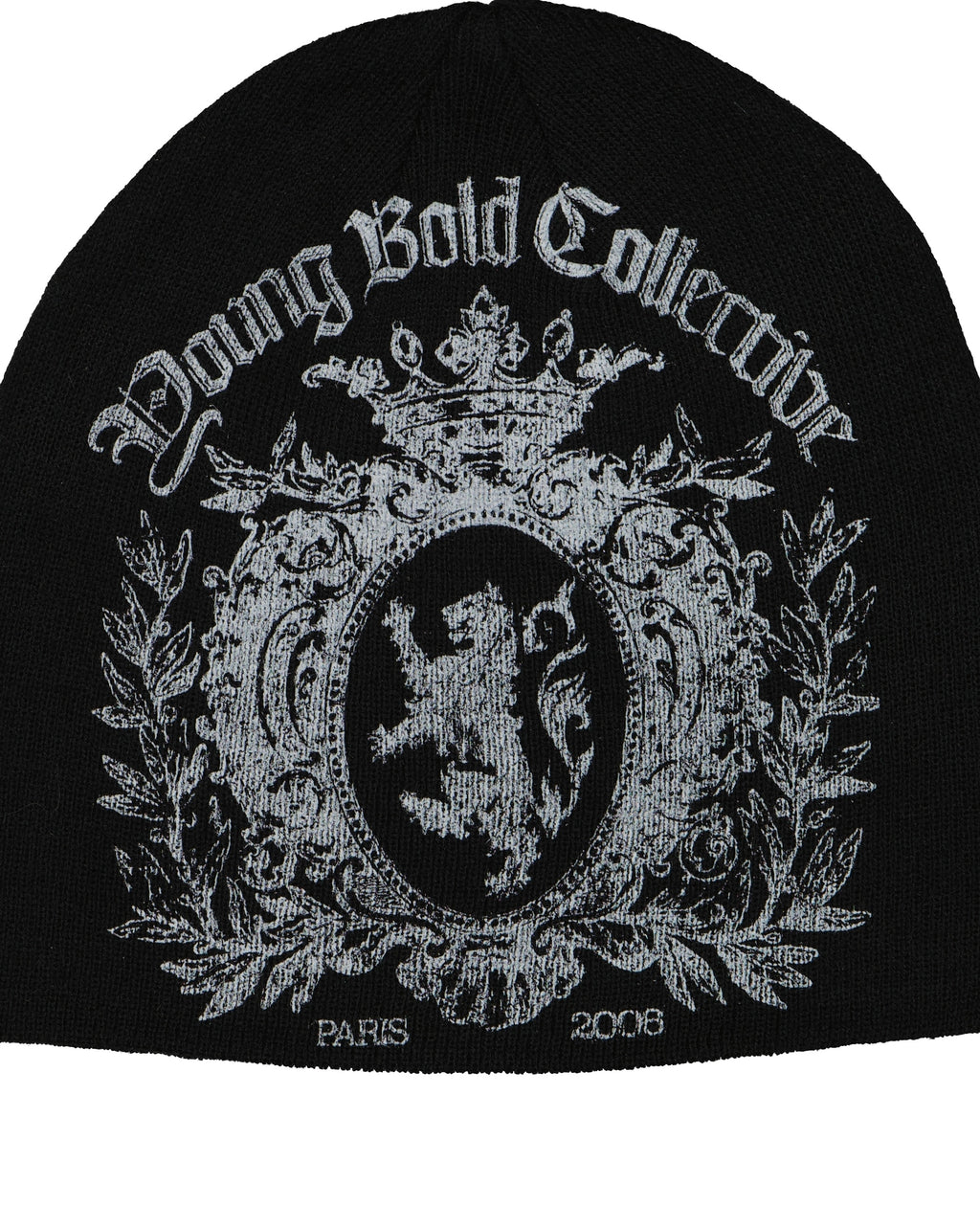 CREST BEANIE - BLACK