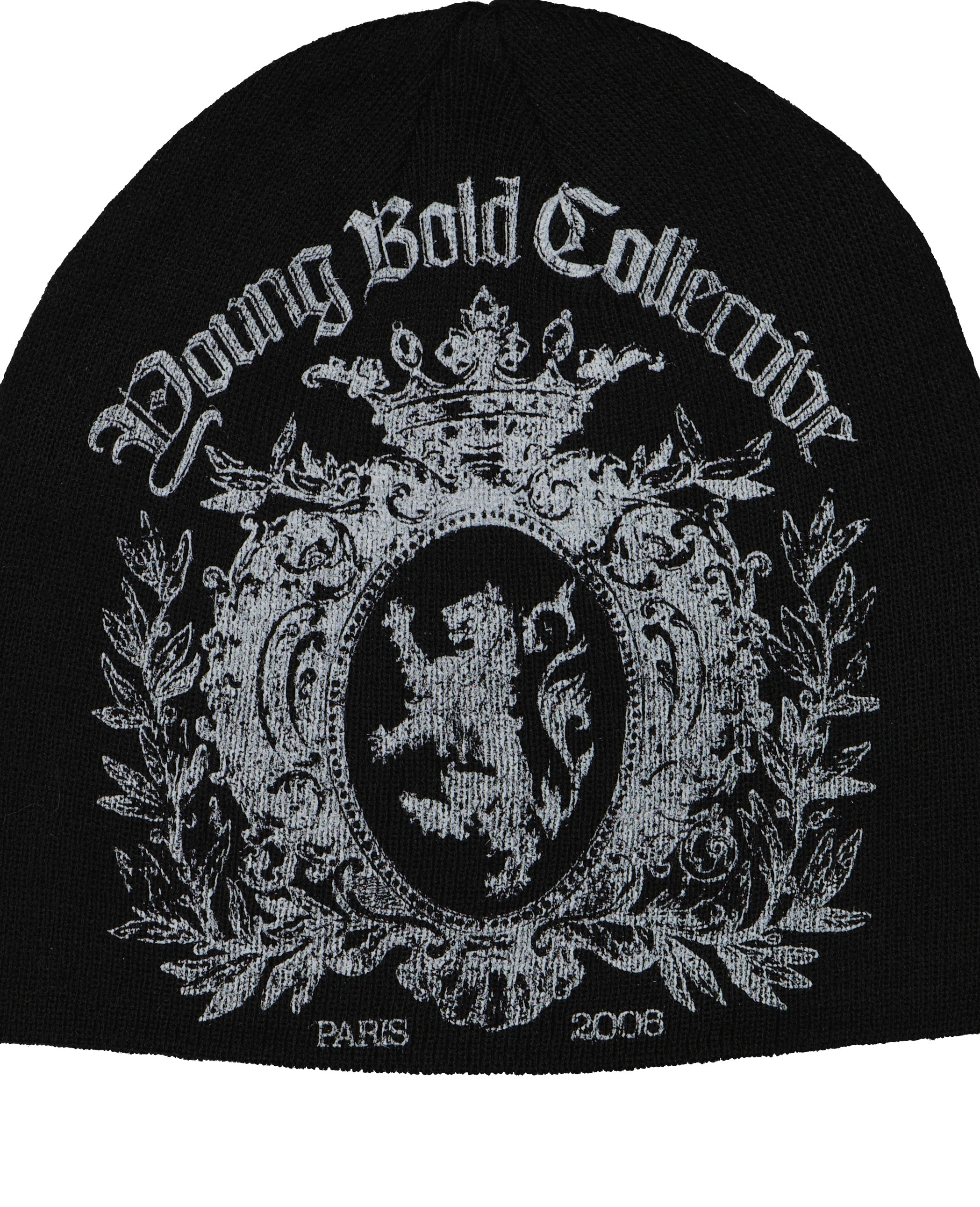 CREST BEANIE - BLACK